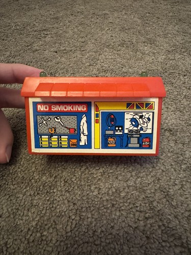 Blue box vintage toy - blue,